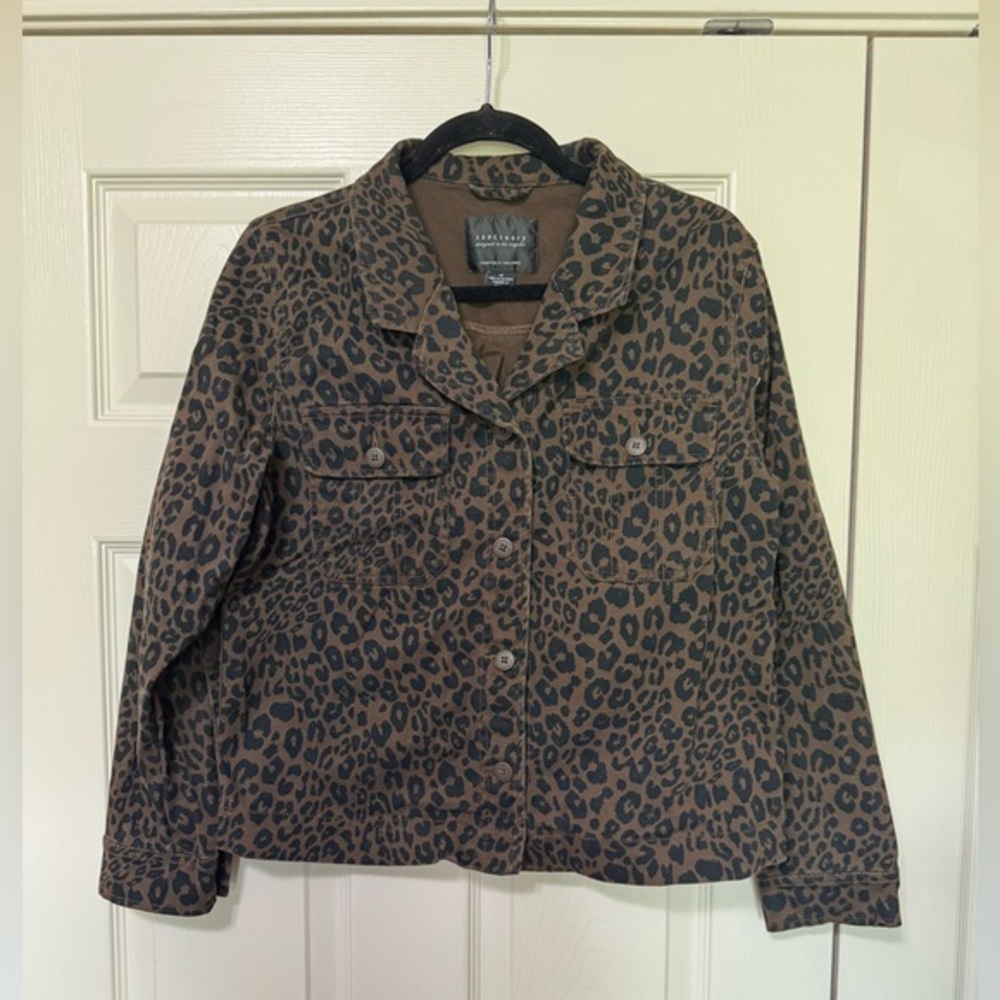 Sanctuary Leopard Utility Jacket - image 1